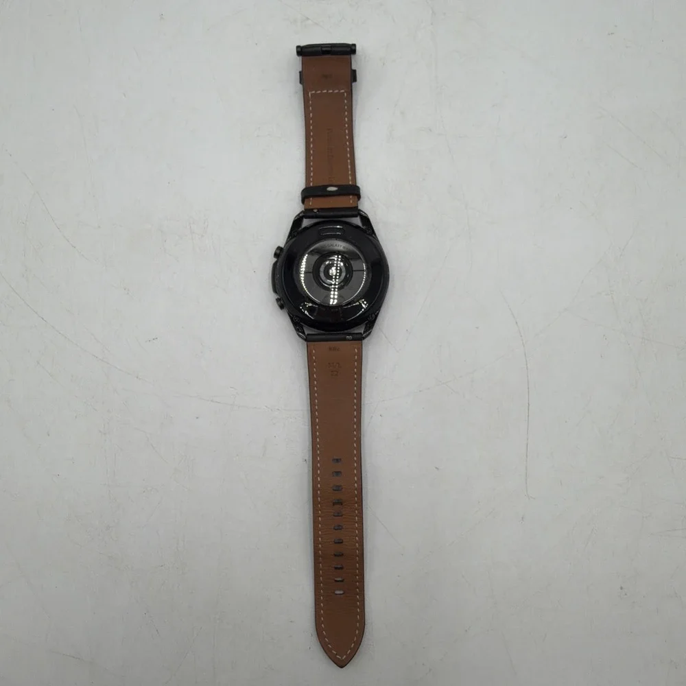 Samsung Galaxy Watch3 SM-R840 45mm Stainless Steel Case with Leather Strap